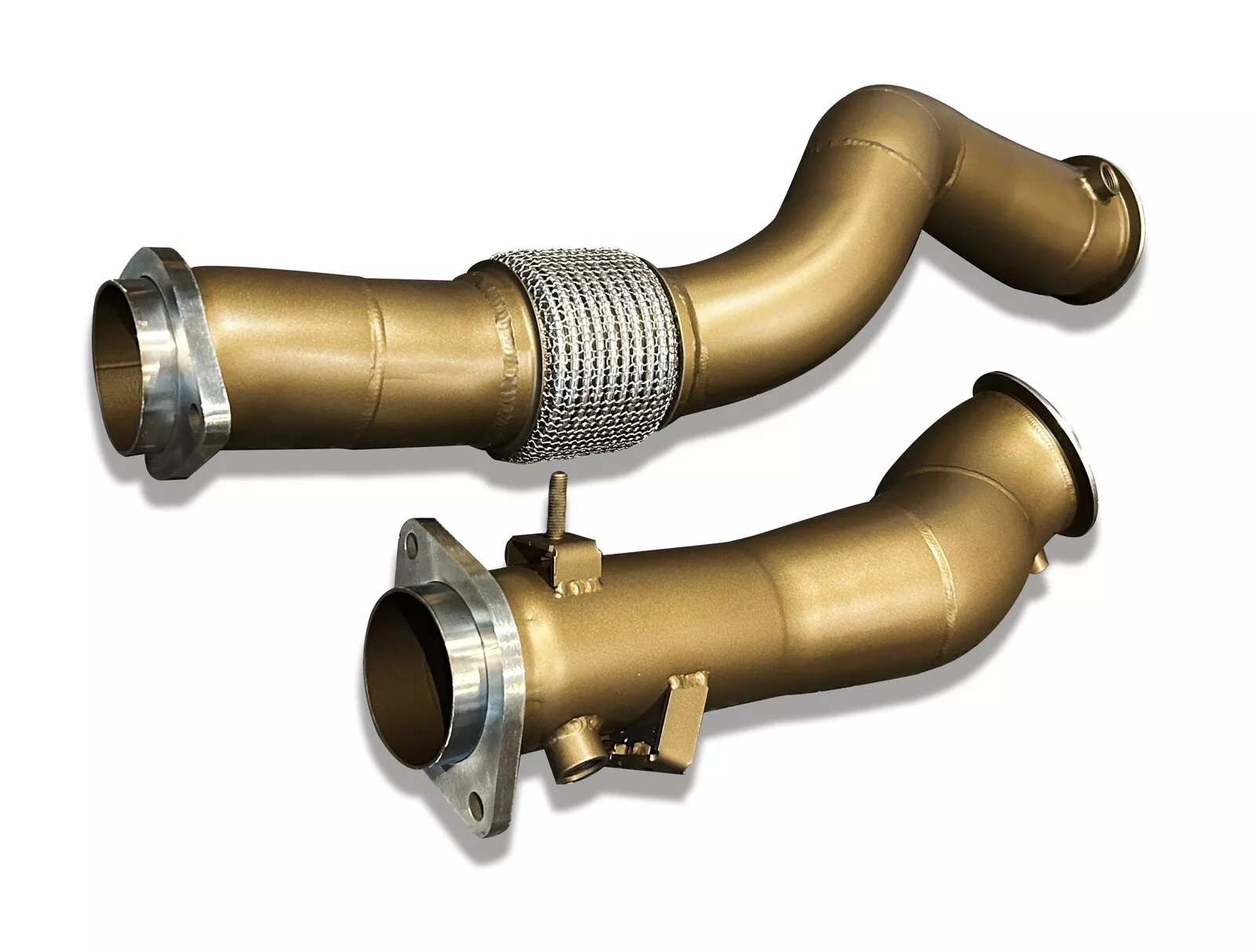 SLN BMW S58 Ceramic Coated Decat Downpipes M3 G80 M4 G82 & X3M X4M LCI